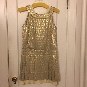 Marc by Marc Jacobs metallic mini dress.